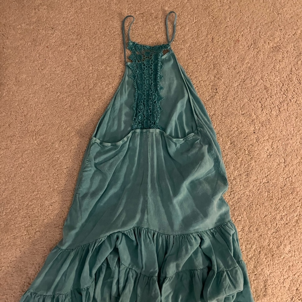 loose lace back sundress